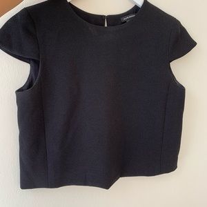 Club Monaco size S black crop top